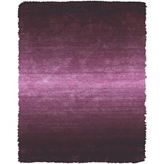 Feizy Isleta Art Silk Shag Pile Contemporary Rug, 76 x 96, Purple