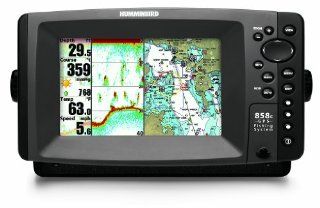 Humminbird 858c Combo 7 Inch Waterproof Marine GPS and Chartplotter with Sounder  Boating Gps Units  GPS & Navigation