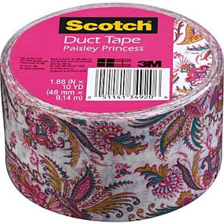 Scotch Brand Duct Tape, Paisley Princess, 1.88 x 10 Yards  Make More Happen at