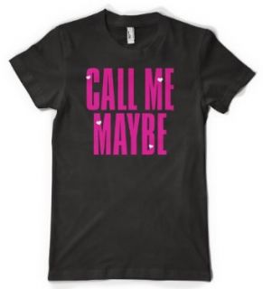 (Cybertela) Call Me Maybe Women's T shirt Music Quote Tee Clothing