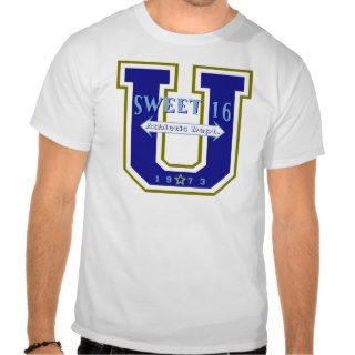 Sweet 16 University Athletic Department Tee Shirt