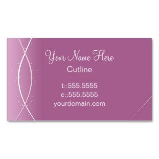 Business Card Template **Soft Gradient, Dark Pink