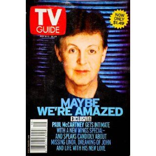 TV Guide May 5 11; Maybe We're Amazed   [Paul McCartney Cover] Books