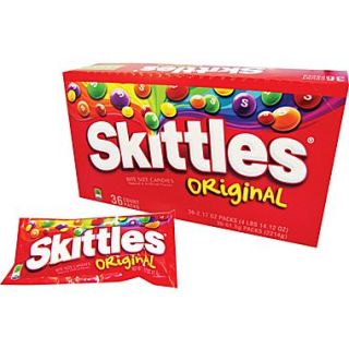 Skittles Original Fruit Flavored Candy, 2.17 oz. Bags, 36 Bags/Box  Make More Happen at