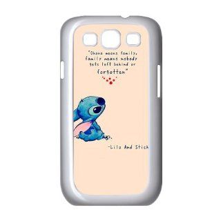 DiyCaseStore Custom Personalized Disney Lilo and Stitch Samsung Galaxy S3 I9300/I9308/I939 Best Durable Cover Case   Ohana means family,family means nobody gets left behind,or forgotten. Cell Phones & Accessories