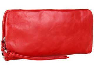 Betsey Johnson Be My Wonderful Flap Over Wallet Red Fuchsia