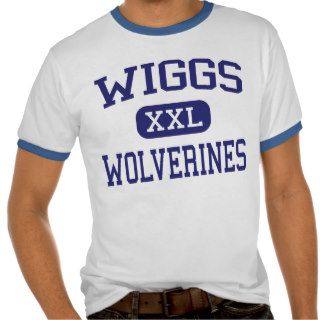Wiggs Wolverines Middle School El Paso Texas Tee Shirts