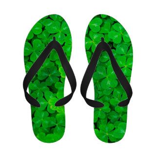 Shamrocks Flip Flops