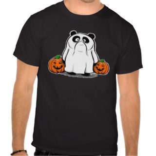 Panda Ghost with Pumpkins Shirts