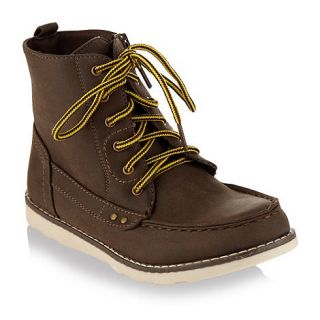 bluezoo Boys light brown lace up chukka boots