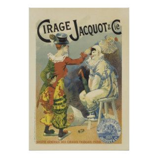 Vintage French Posters   Clowns Circus