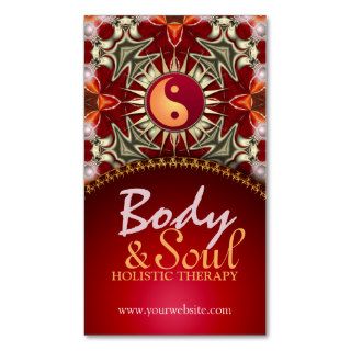 Sun Balance New Age Reiki Yoga Business Cards