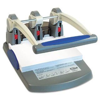 McGill Inc. Power Punch, 3 Hole, 9/32" Size, 300 Sheet Capacity, Gray/Blue MCG58000  Paper Punches 