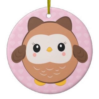 Cute Baby Owl ornament