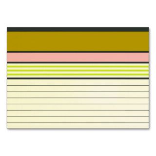Mini Notecard Multi color Multi width Ruled 1 Business Card
