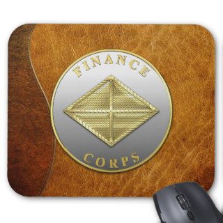 [200] Finance Corps Branch Plaque Mousepads