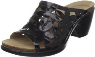 Dansko Women's Clarissa Sandal,Black Patent,37 EU / 6.5 7 B(M) US Shoes