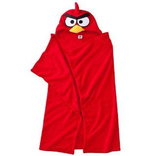 Angry Birds Red Hooded Fleece Wrap Blanket   Childrens Blankets