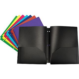 Poly 2 Pocket Folders, Assorted Colors  Make More Happen at