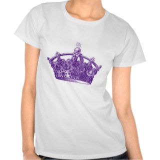 Royal Purple Crown T Shirts