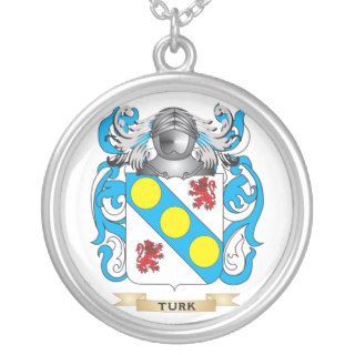 Turk Family Crest (Coat of Arms) Pendants