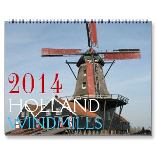 Holland Windmill Calendar 2014