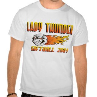 Lady Thunder & fireball Tee Shirts