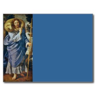Jesus Carrying Lamb Post Card