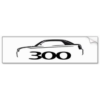 2005 10 Chrysler 300 Car Design Bumper Stickers