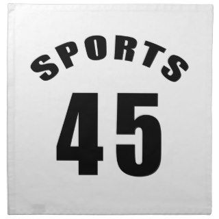 45 Sports Birthday Designs Napkins