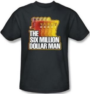 Six Million Dollar Man   Run Fast Men's T Shirt Clothing