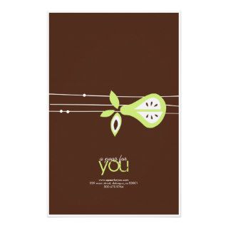 A Pear For You Candy Wrappers Stationery Design