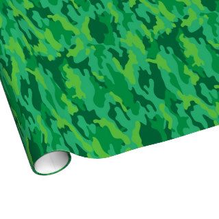 Army Camouflage (Green Color) Wrapping Paper