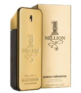 1 ONE Million * Paco Rabanne * Cologne for Men * 3.3 / 3.4 Oz * EDT * NEW in BOX the Best Gift for Special Day Fast Shipping Ship Worldwide From Hengheng Shop  Beauty