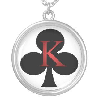King of Clubs Playing Cards Pendant