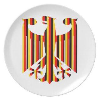 German Eagle Party Plate