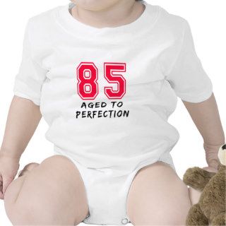 85 Aged To Perfection Birthday Design Bodysuits