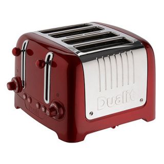 Dualit Red metallic lite 4 slice toaster