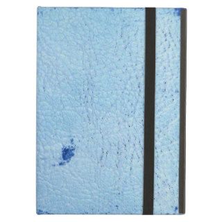 Vintage Blue Leather iPad Folio Case