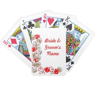 Casino Wedding deck of Playing Cards Favors