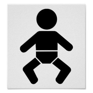 Baby icon print
