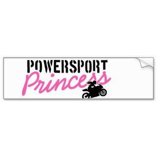 Powersport Princess bumper sticker
