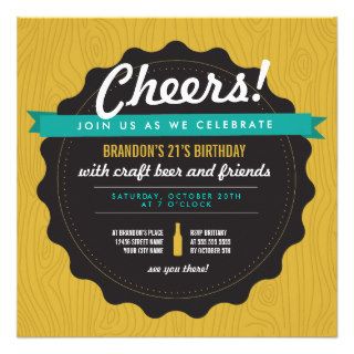 Craft Beer Birthday Invite