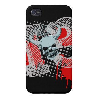Skull unlucky 13 covers for iPhone 4
