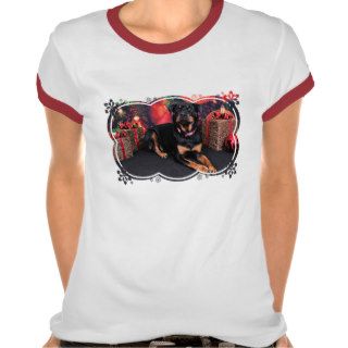 Christmas   Rottweiler   Nalani T shirts