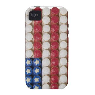American flag made of cupcakes vibe iPhone 4 case