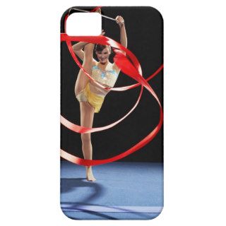 Rhythmic Gymnast Dancing with Ribbon iPhone 5 Covers