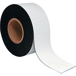 Master Vision 3(H) x 50(L) Dry Erase Magnetic Tape Roll, White  Make More Happen at