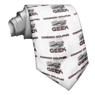 Common Dolphin Geek Tie