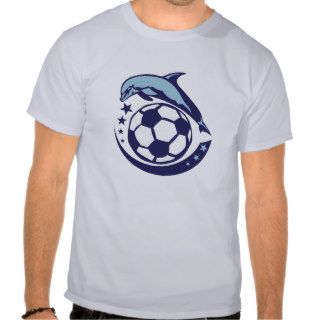 football socer dolphin dolphin 0 tee shirts